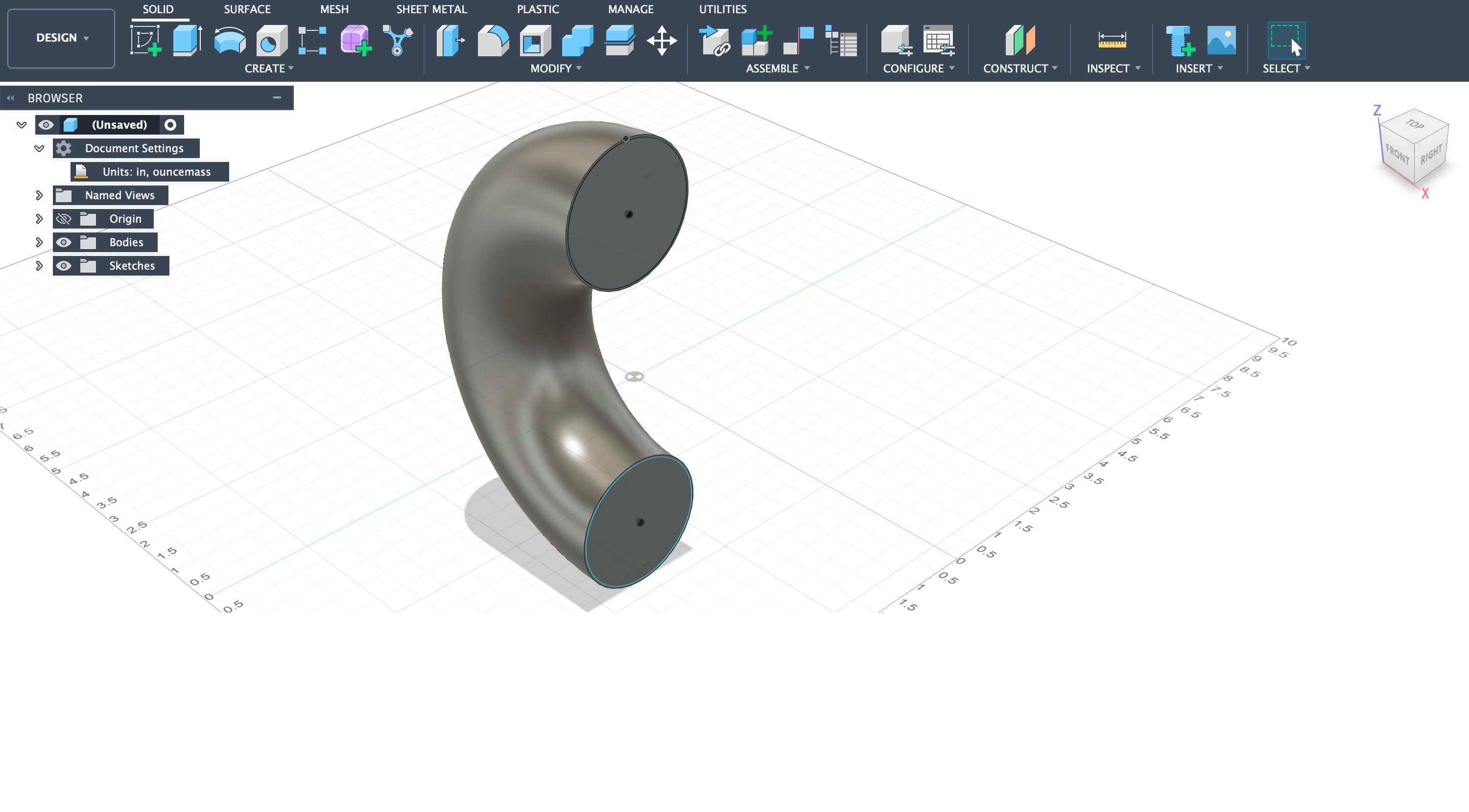 Hollow tube creation